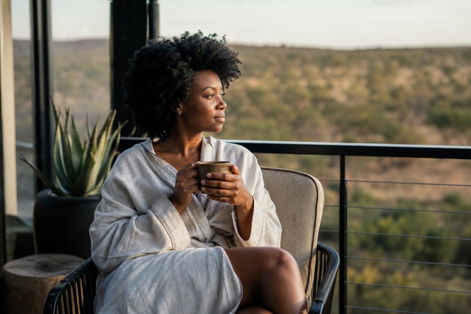 Balcony coffee