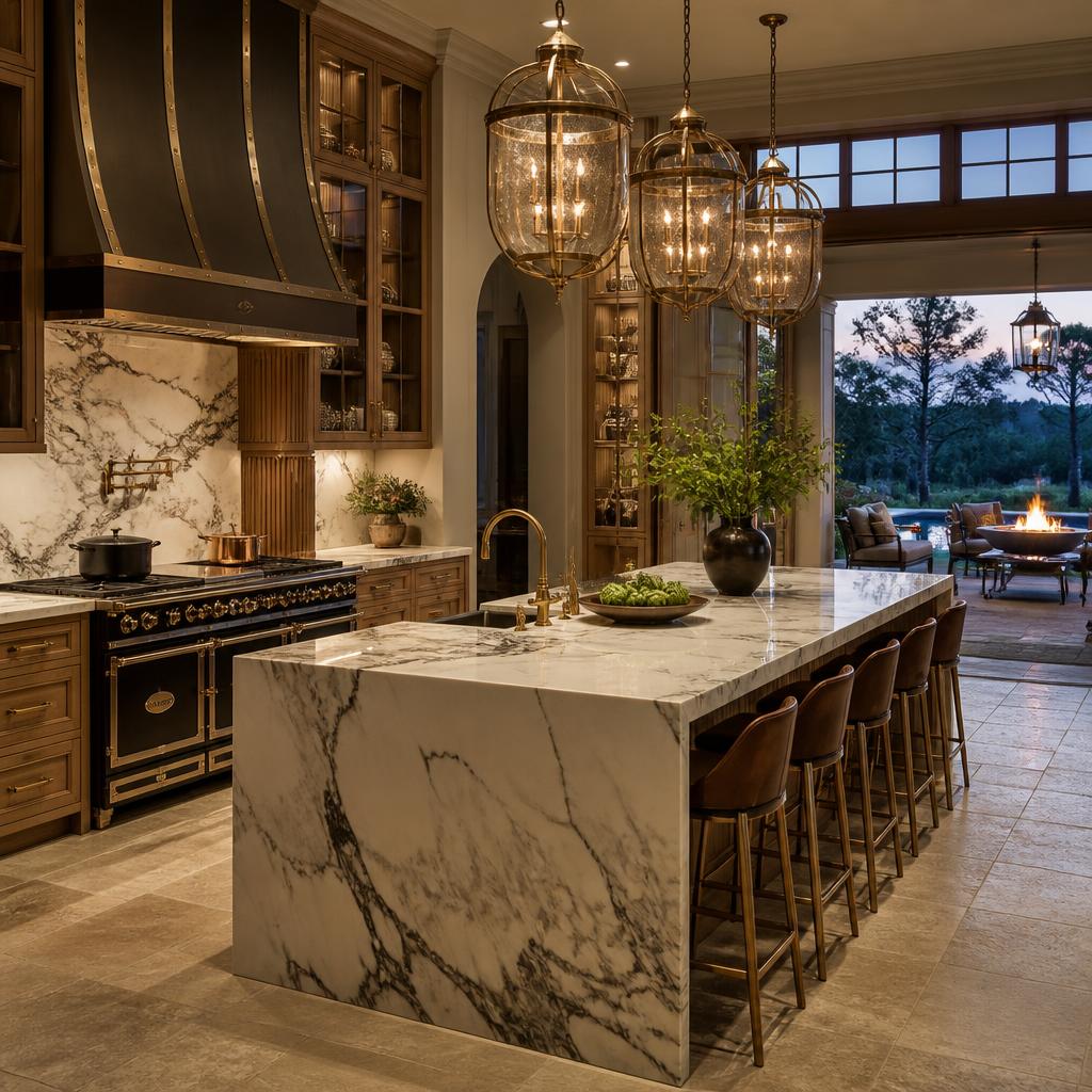 4-bed · chef's kitchen
